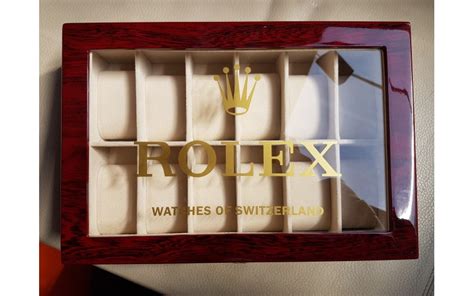 coffret pour montre rolex|Rolex prix neuf.